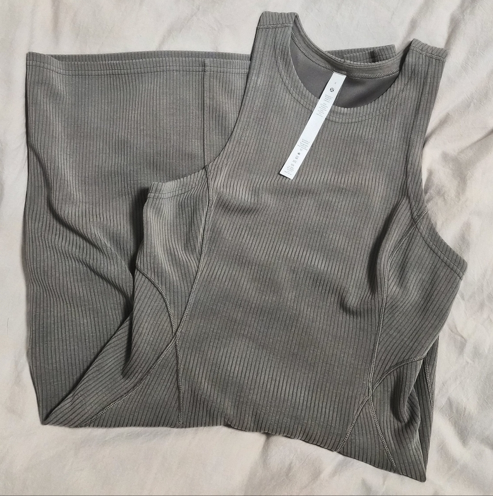 Lululemon Ribbed Softstreme Tank Dress